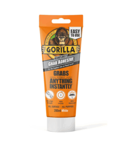 Gorilla Heavy Duty Grab Adhesive White 200ml Tube 2044311