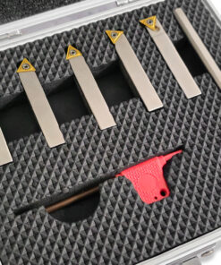 6PC TURNING BORING TOOLS SET 8MM SHANK WITH TCMT 09 TIPS - Image 3