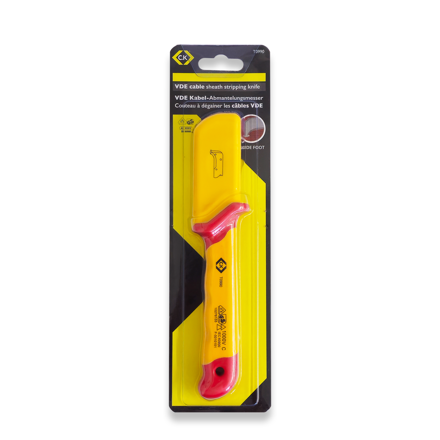 CK Tools VDE Cable Sheath Stripping Knife T0990 - Image 4