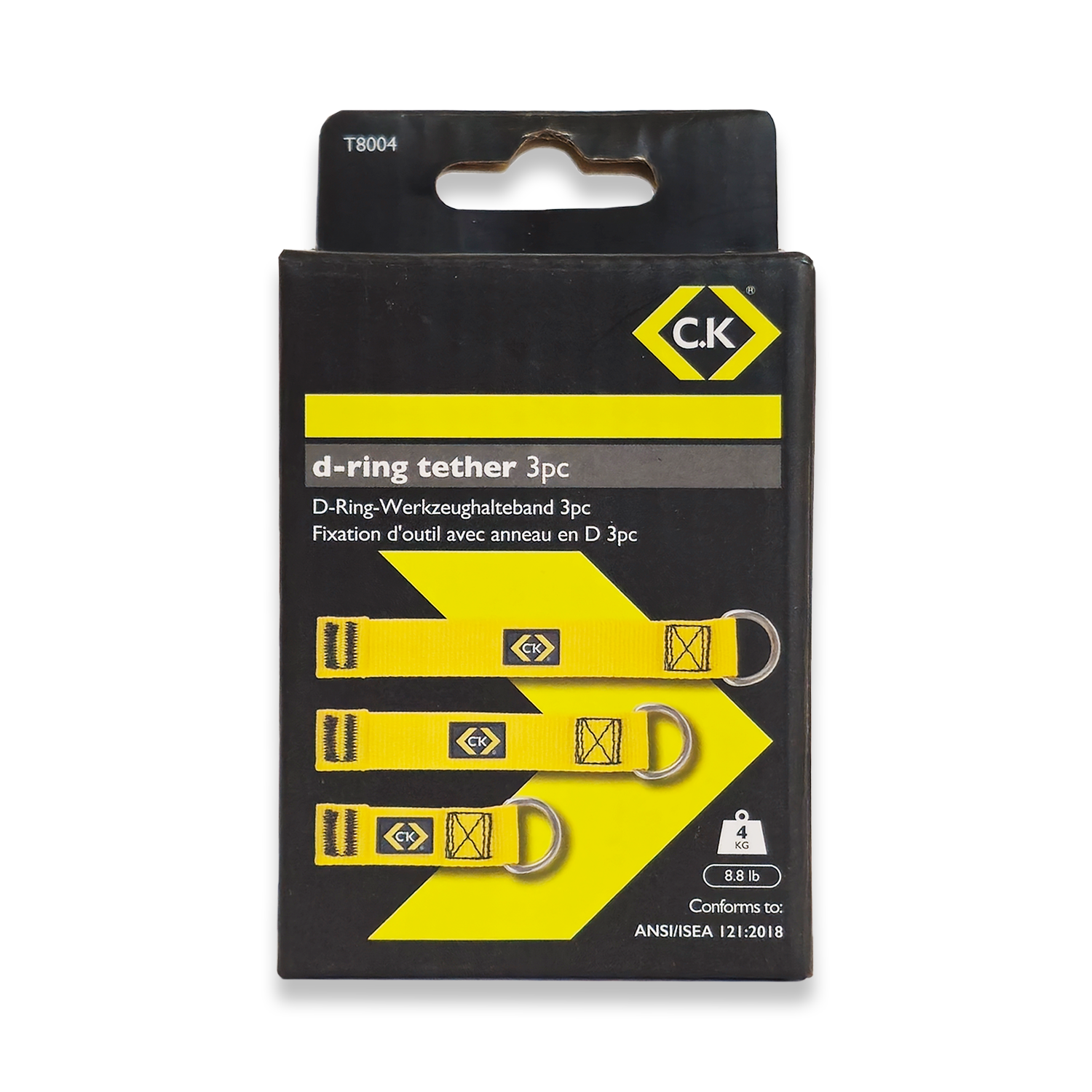 CK Tools D-Ring Tether Pack of 3 T8004