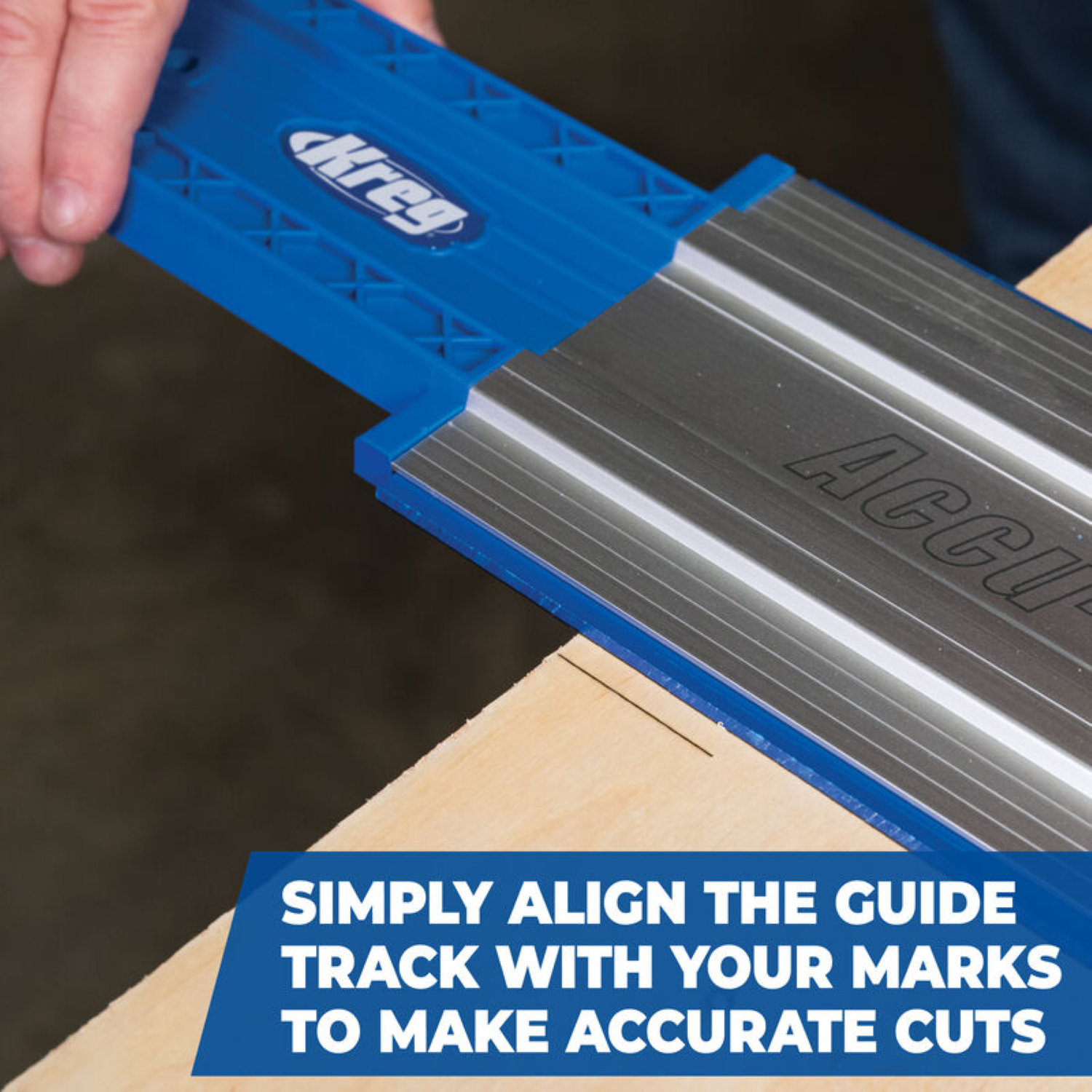 Kreg Track Guide Accu-Cut™ XL KMA3700 Circular Saw Track Guide - Image 6
