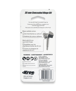 Kreg Concealed Hinge Bit 35mm KHI-BIT - Image 3