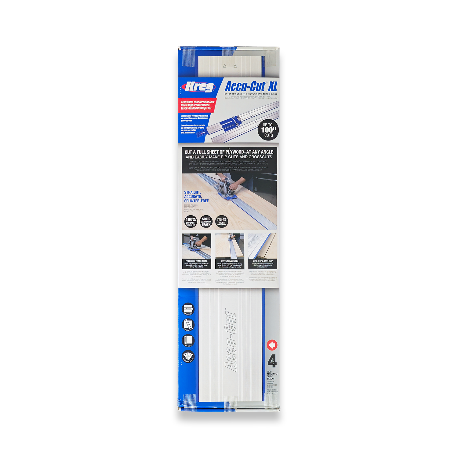 Kreg Track Guide Accu-Cut™ XL KMA3700 Circular Saw Track Guide - Image 7