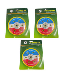 3 X 5"/125mm Velcro Backing pads for air sander with vent holes x 3 pads