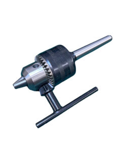 1.5-13MM KEY TYPE DRILL CHUCK WITH 1MT ARBOR, BOTH THREADED 3/8 X 24 UNF