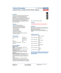 LIQUI MOLY Rapid Cleaner/Brake & Parts Cleaner (Spray) 500ml 3318 - Image 3