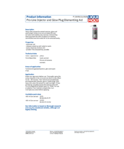 Alternative view of LIQUI MOLY Pro-Line Injector and Glow Plug Dismant­ling Spray | Aid 400ml 3379