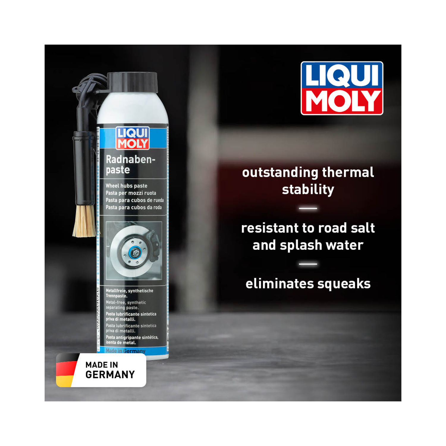 LIQUI MOLY Wheel Hub Paste (Spray Can With Brush) 200ml 4058 - Image 3