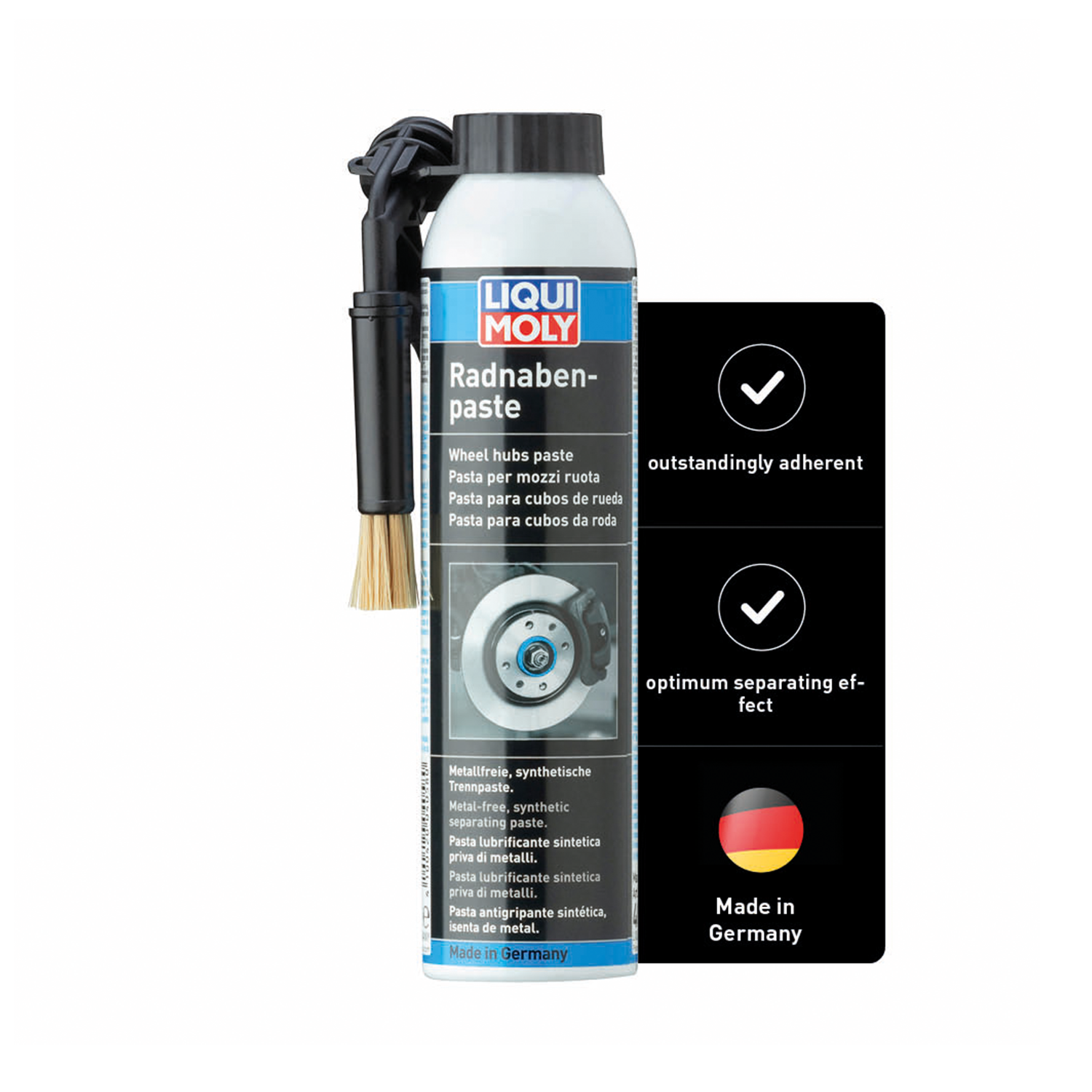 LIQUI MOLY Wheel Hub Paste (Spray Can With Brush) 200ml 4058 - Image 2