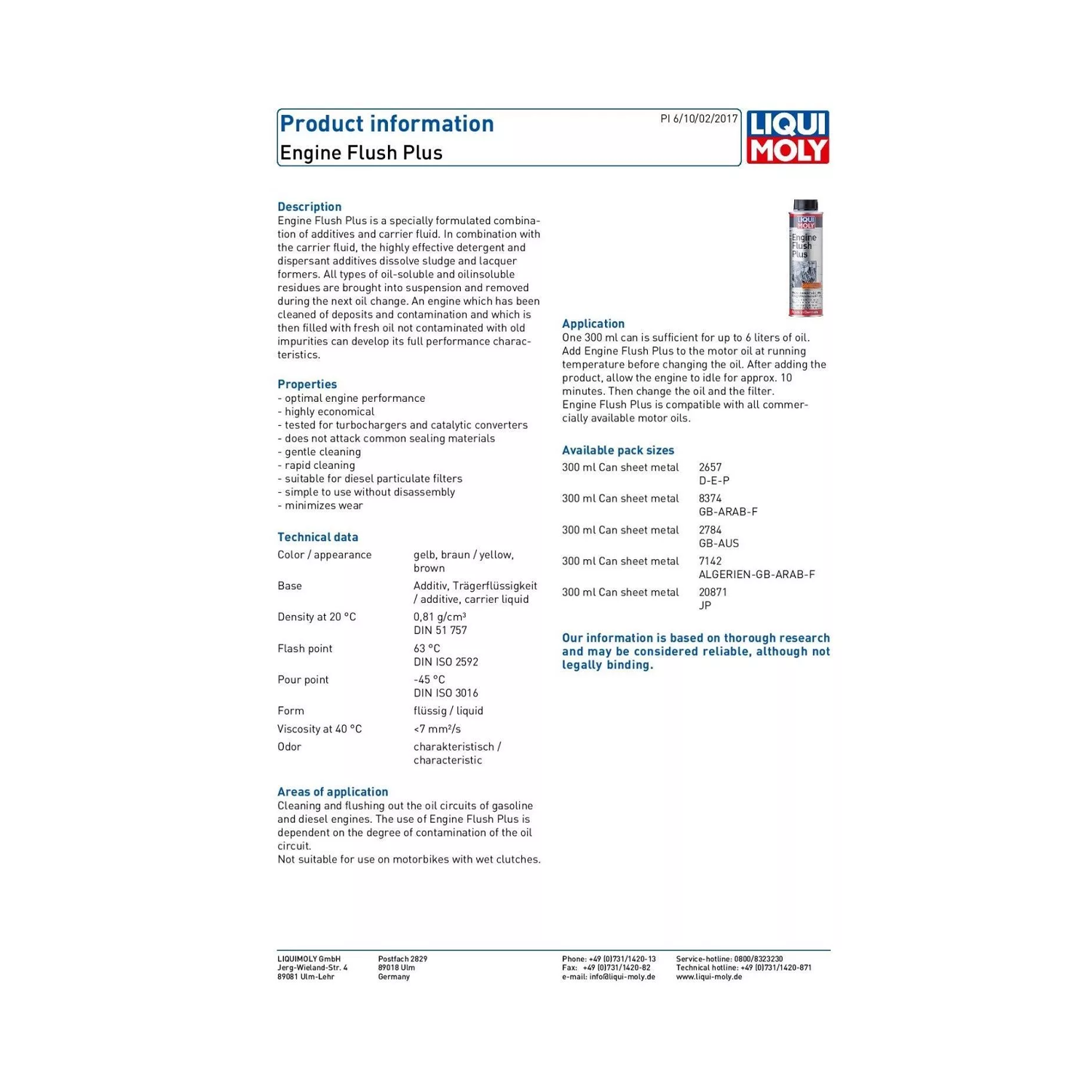 LIQUI MOLY Engine Flush Plus 300ml 8374 - Image 2