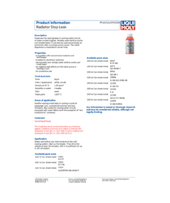 Alternative view of LIQUI MOLY Radiator Stop Leak 150mm 8956