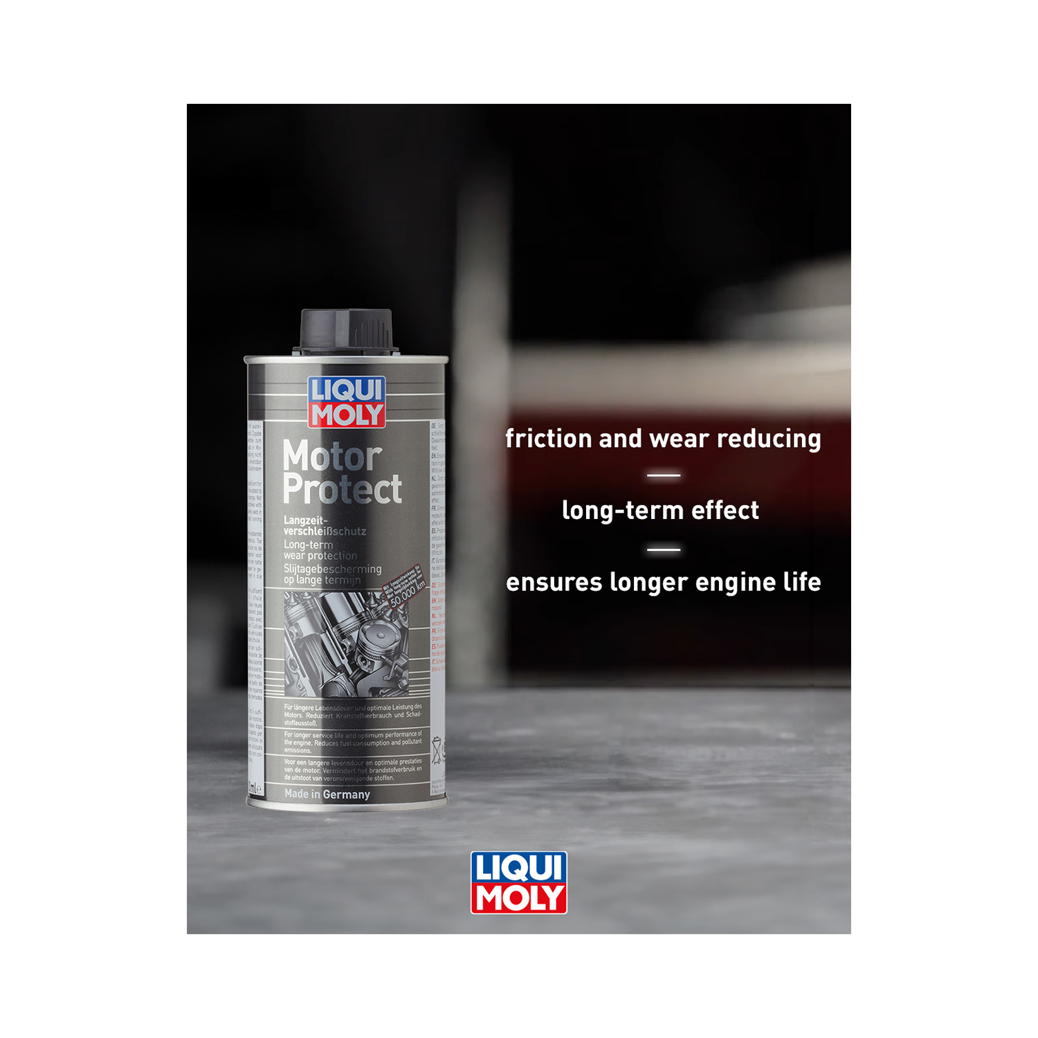 LIQUI MOLY Motor Protect Engine Oil Additive 500ml 1018 - Image 2