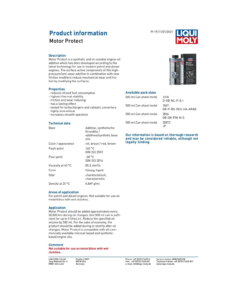 LIQUI MOLY Motor Protect Engine Oil Additive 500ml 1018 - Image 3