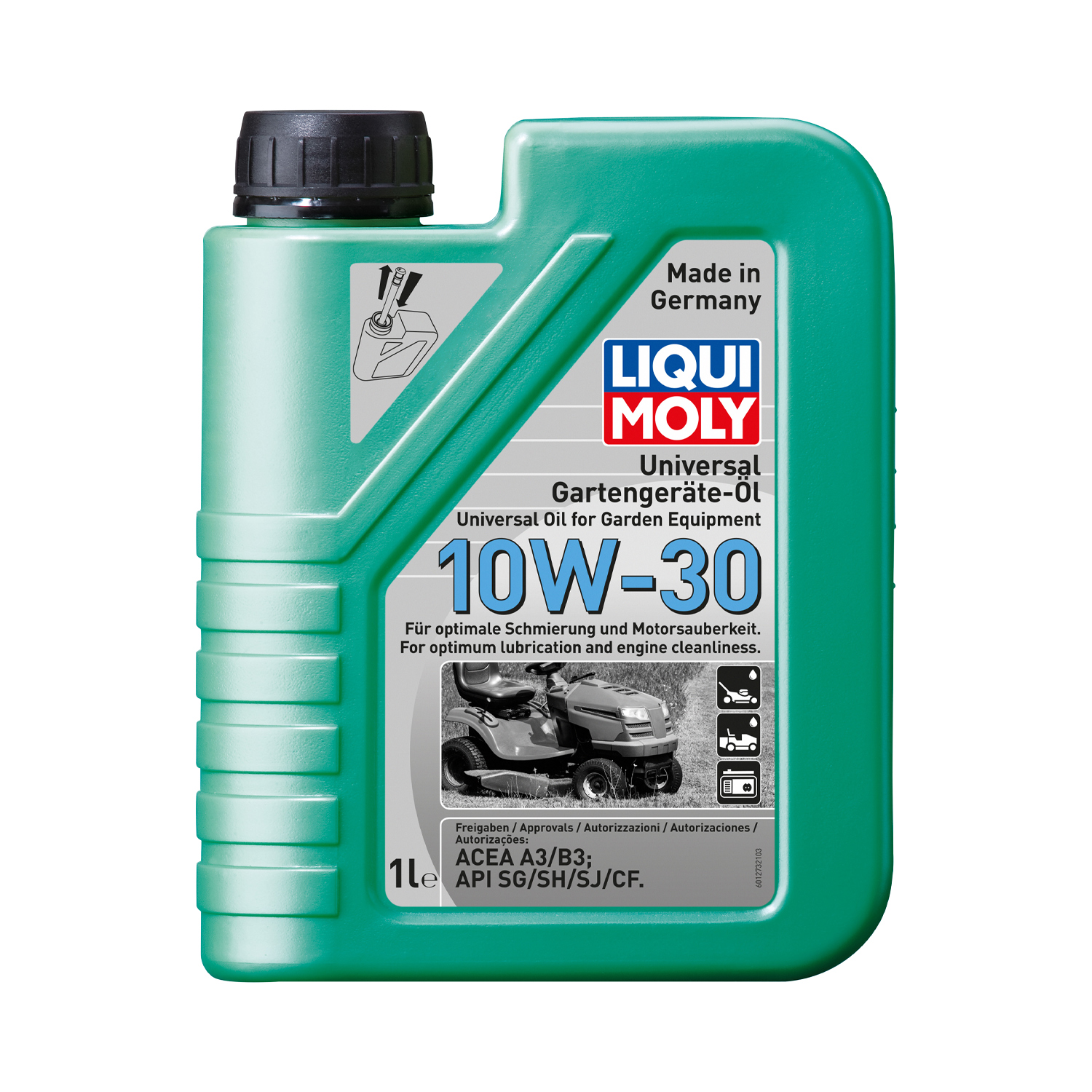 LIQUI MOLY Universal Oil For Garden Equipment 10W-30 1L 1273 Lawnmower Oil