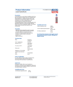 Alternative view of LIQUI MOLY Lead Substitute Fuel Additive For Older Petrol Engines 250ml 1838