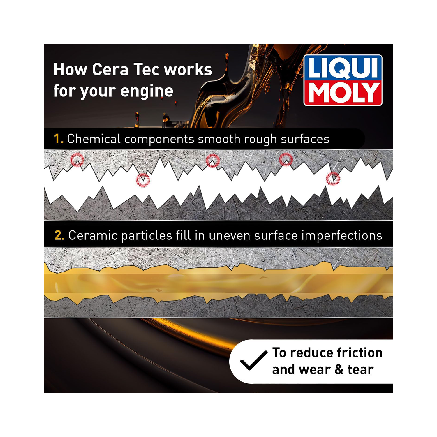LIQUI MOLY Cera Tec Ceratec High Performance Oil Additive 300ml 3721 - Image 5