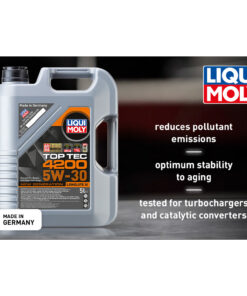 LIQUI MOLY Top Tec 4200 5W-30 Long life Engine Oil 5 Litre - Image 4