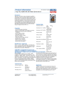LIQUI MOLY Top Tec 4200 5W-30 Long life Engine Oil 5 Litre - Image 7