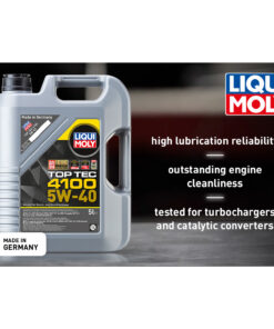 LIQUI MOLY Top Tec 4100 5W-40 Low-Friction Engine Oil 5 Litre - Image 4