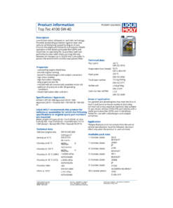 LIQUI MOLY Top Tec 4100 5W-40 Low-Friction Engine Oil 5 Litre - Image 7