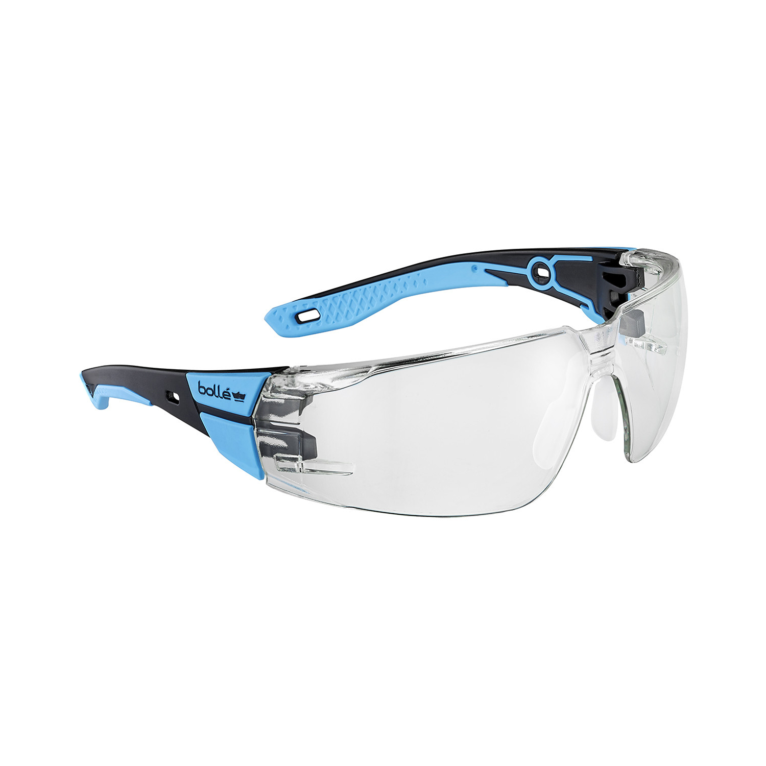 Bolle Safety Glasses Rush+ Range RUSPMN12E Clear Lens UV Protection x 2 pairs