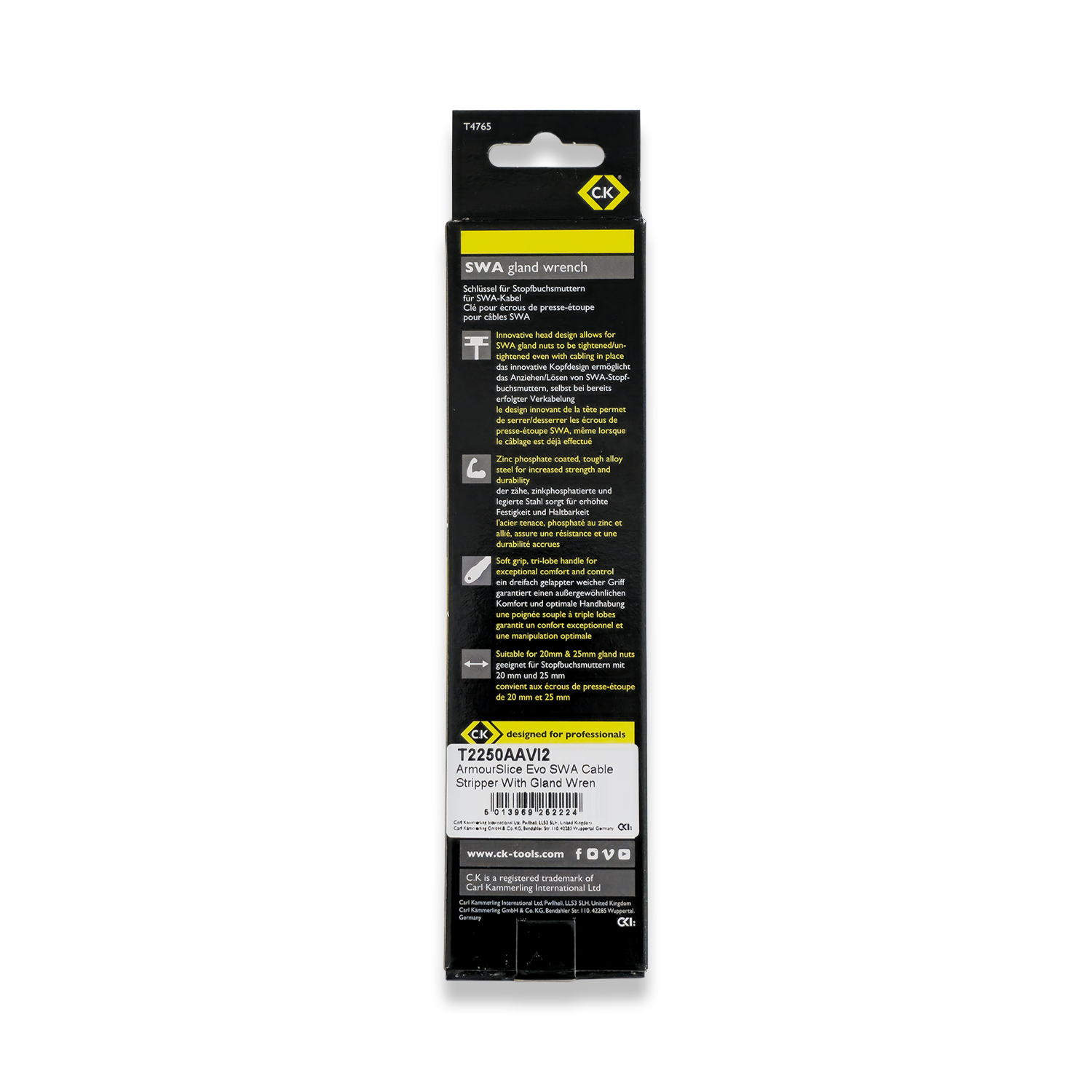 CK Tools SWA Gland Wrench T4765 - Image 7