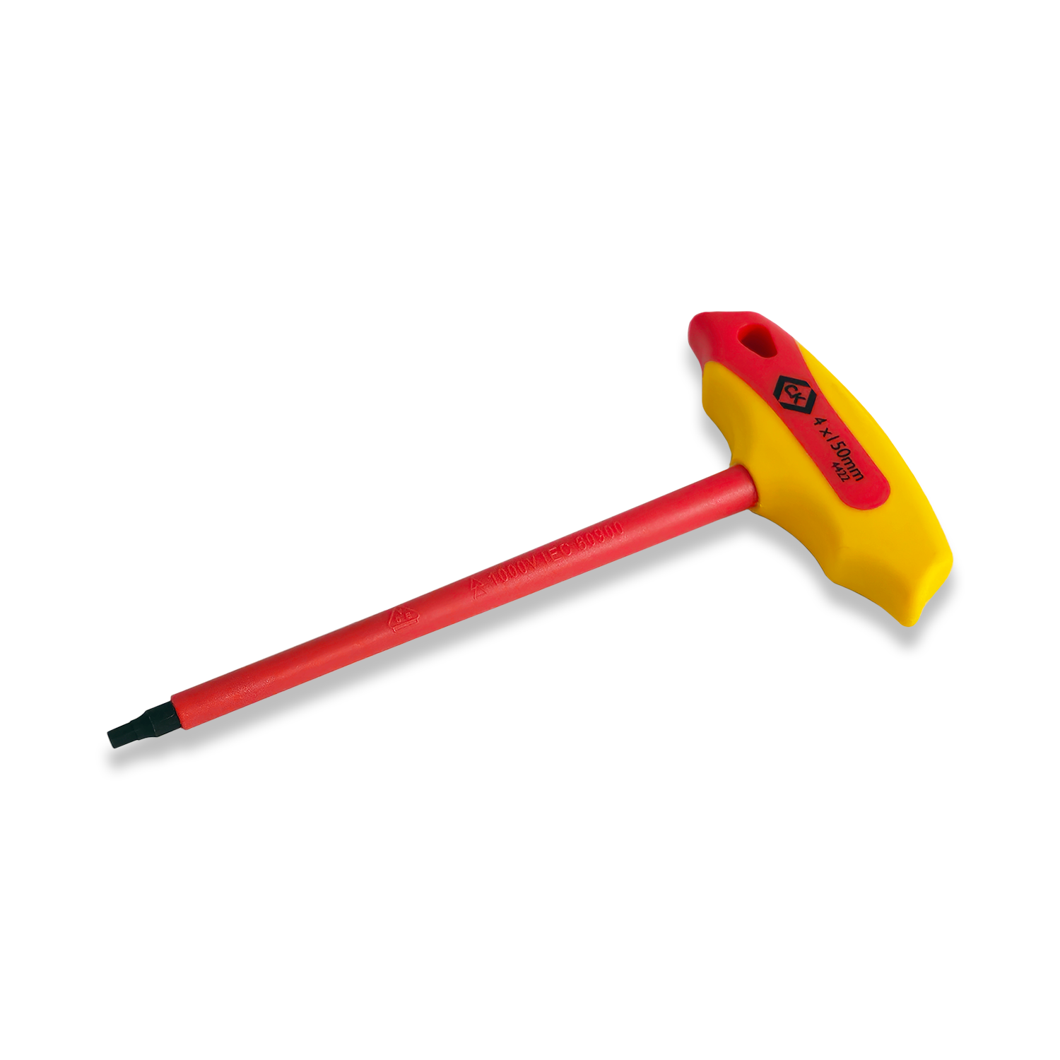CK Tools Insulated VDE T Handle Hex Key 4mm T4422 04 - Image 2