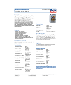LIQUI MOLY Top Tec 6200 0W-20 Low-Friction Engine Oil 5 Litre - Image 3