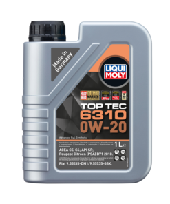 LIQUI MOLY Top Tec 6310 0W-20 Low-Friction Engine Oil 1 Litre 21880