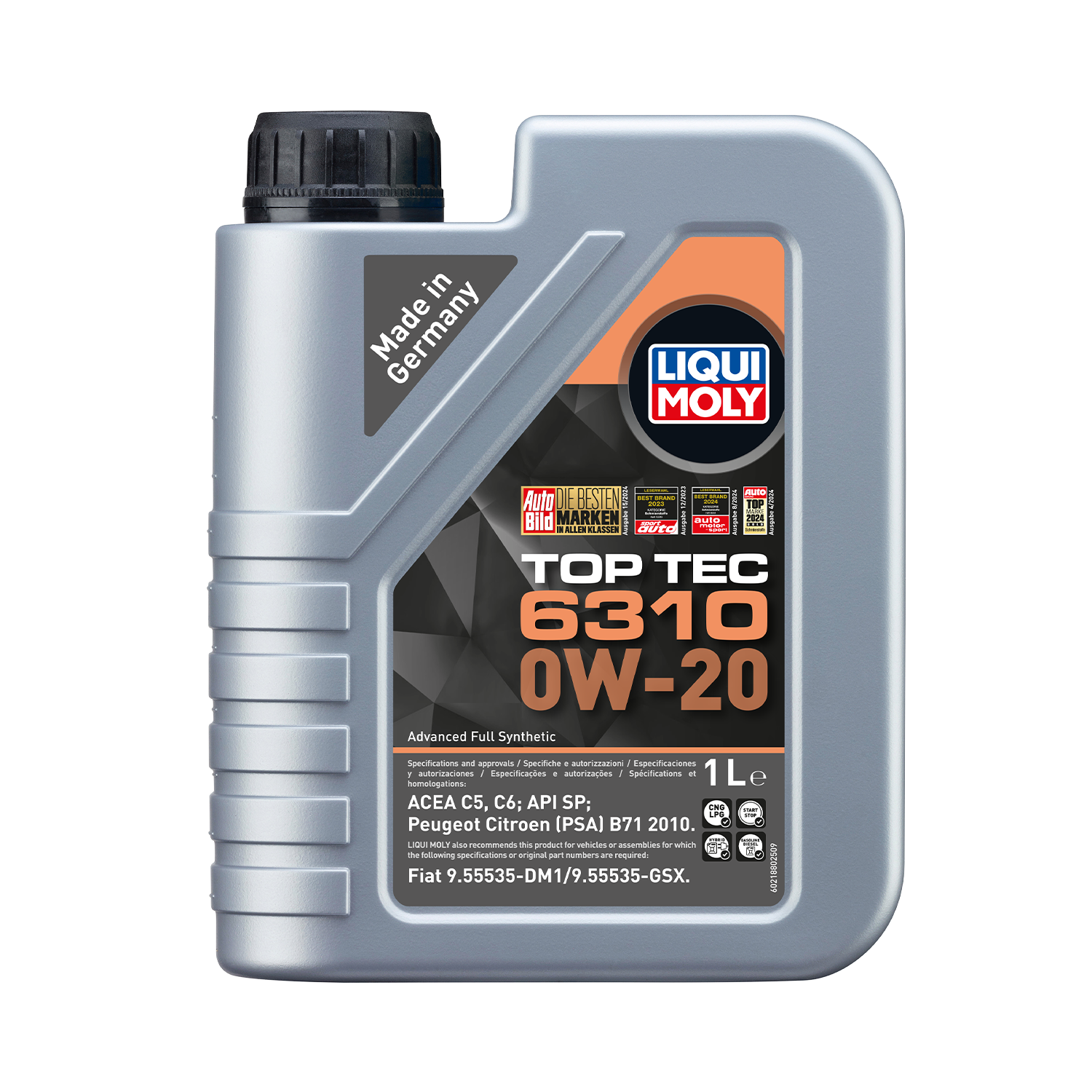 LIQUI MOLY Top Tec 6310 0W-20 Low-Friction Engine Oil 1 Litre 21880