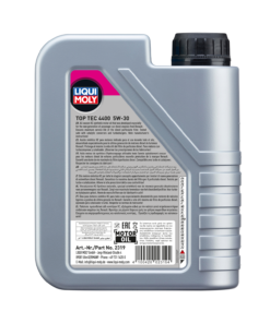 Alternative view of LIQUI MOLY Top Tec 4400 5W-30 Synthetic Engine Oil 1 Litre 2319