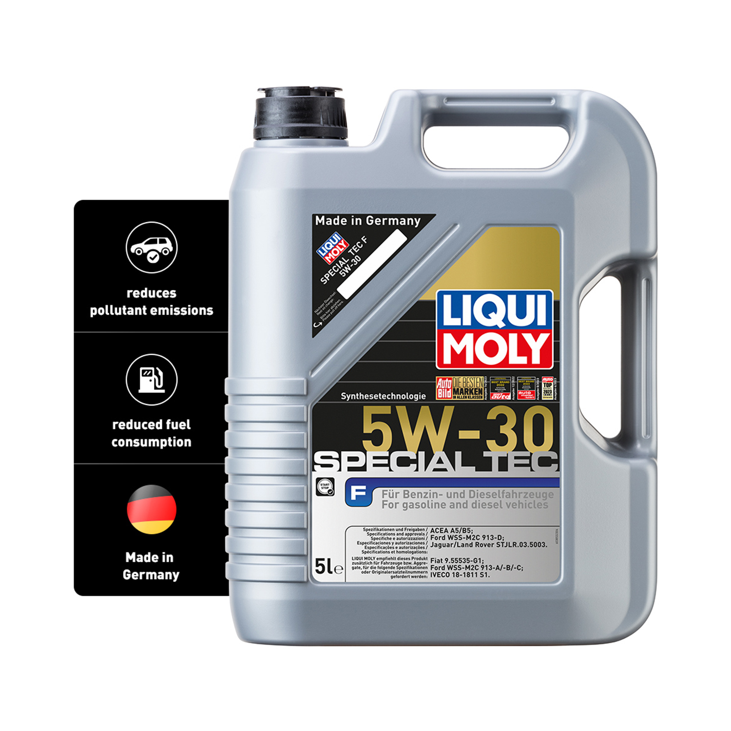 LIQUI MOLY Special Tec F 5W-30 Engine Oil 5 Litre 2326 - Image 2