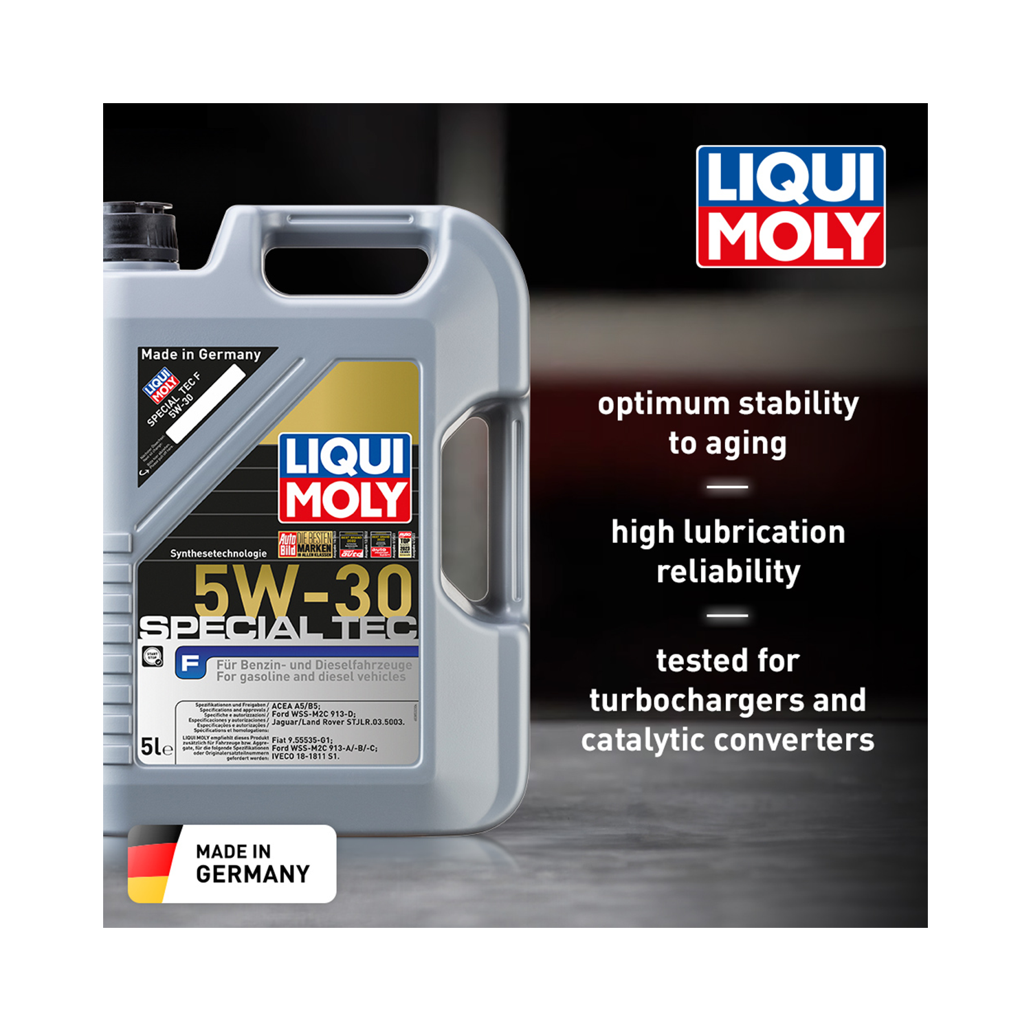 LIQUI MOLY Special Tec F 5W-30 Engine Oil 5 Litre 2326 - Image 4