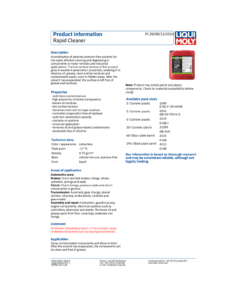 Alternative view of LIQUI MOLY Rapid Cleaner | Brake & Parts Cleaner 5L 3319