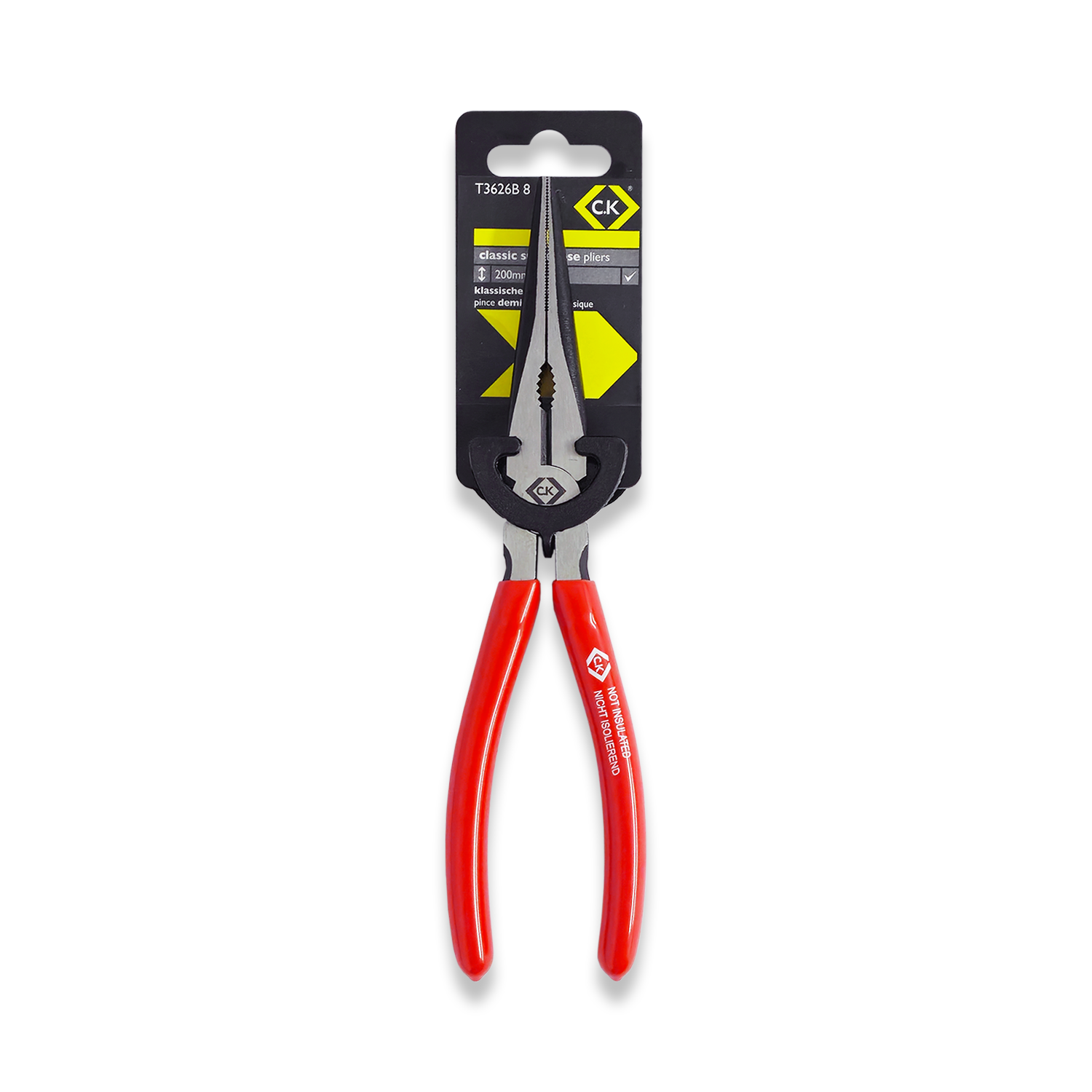 CK Tools Classic Snipe Nose Plier 200mm T3626B 8 - Image 5