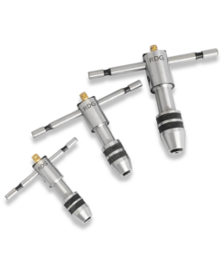 Alternative view of 3PC RATCHET TAP WRENCH HOLDER FOR TAPS REAMERS HAND DRILLS 1/16" - 1/2"