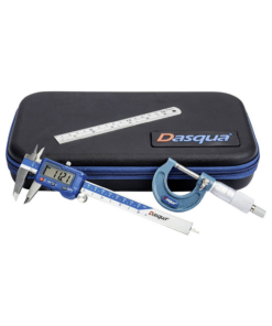 DASQUA 3PC DIGITAL CALIPER, MICROMETER AND RULER MEASURING SET 2210-8350 - Image 10