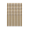 HARLINGEN HSS COBALT 5% FULLY GROUND JOBBER TWIST DRILLS 10 X 2.5MM
