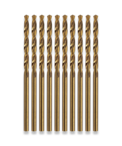 HARLINGEN HSS COBALT 5% FULLY GROUND JOBBER TWIST DRILLS 10 X 2.5MM