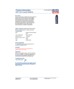 LIQUI MOLY DEF Anti Crystal Additive 100ml AdBlue® Additive 21801 - Image 3