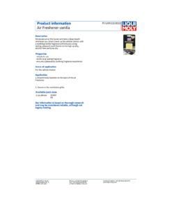 Alternative view of LIQUI MOLY Air Freshener Vanilla Scented 21830