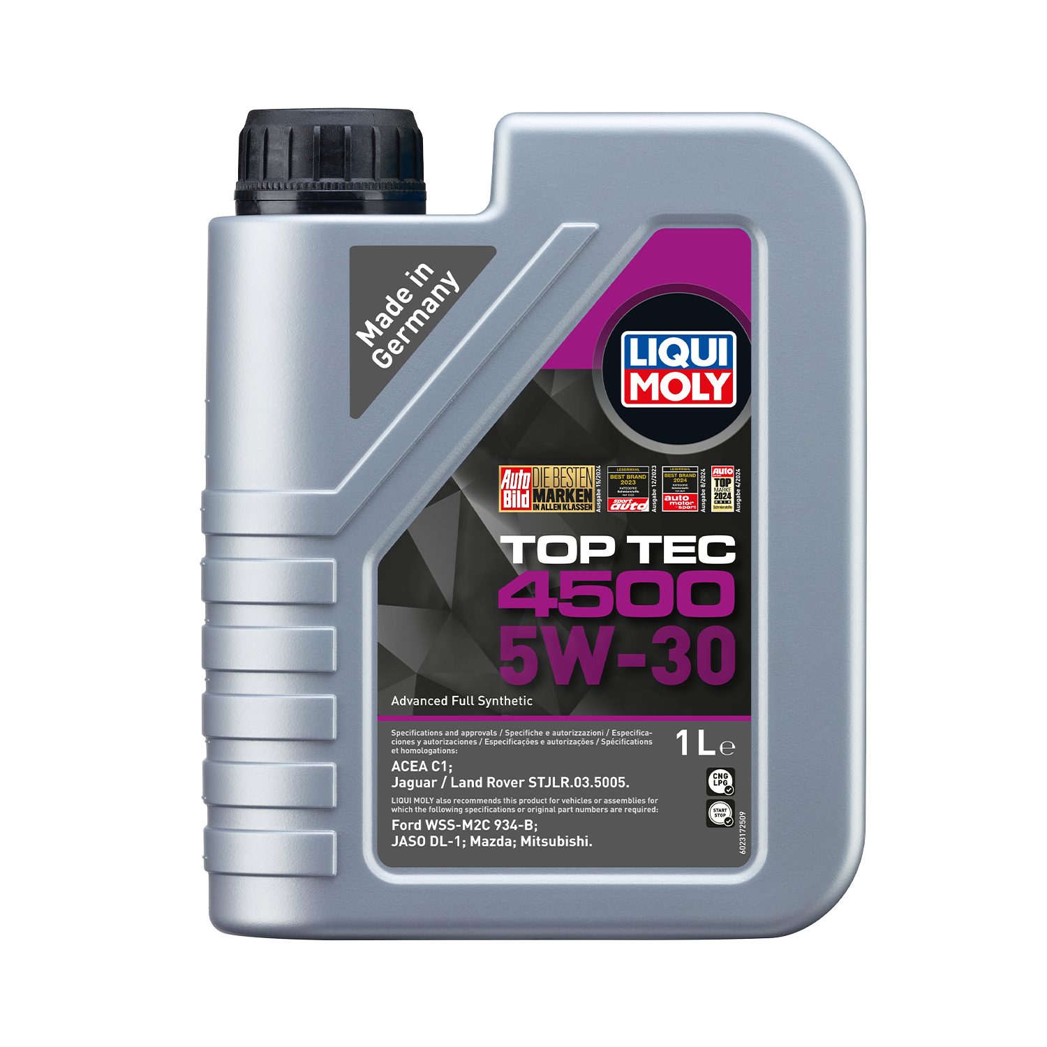 LIQUI MOLY Top Tec 4500 5W-30 Synthetic Engine Oil 1 Litre 2317