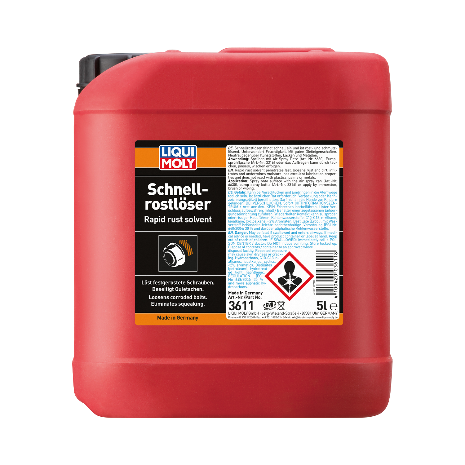 LIQUI MOLY Rapid Rust Solvent 5L 3611