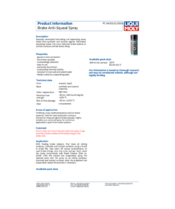 Alternative view of LIQUI MOLY Brake Anti-Squeal Spray 400ml 3079