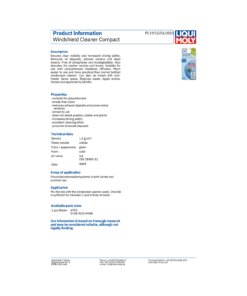 Alternative view of LIQUI MOLY Compact Screen Wash | Single Apple Scented Tablet