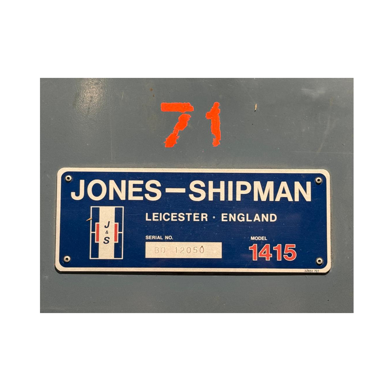 Jones & Shipman Model 1415 Surface Grinder 12" x 24" Eclipse Magnetic Table - Image 4