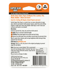Alternative view of Gorilla Super Glue TAPE 115718
