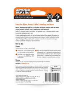 Alternative view of Gorilla Waterproof WRAP & SEAL Tape Black 2.4m Roll 115176
