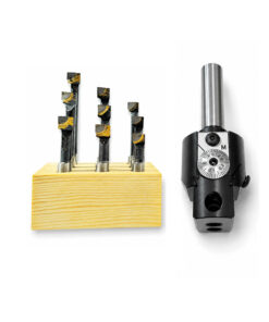 35mm boring head with 1/2" straight shank arbor with 9pc 5/16" tools