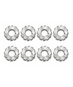 2 MOD INVOLUTE GEAR CUTTERS SET NUMBERS 1-8